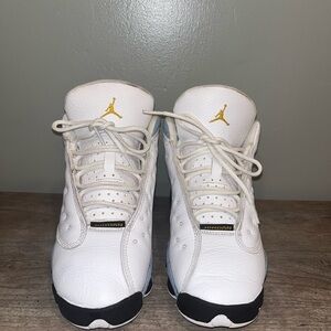 Jordan Kids Shoes White and Gold
